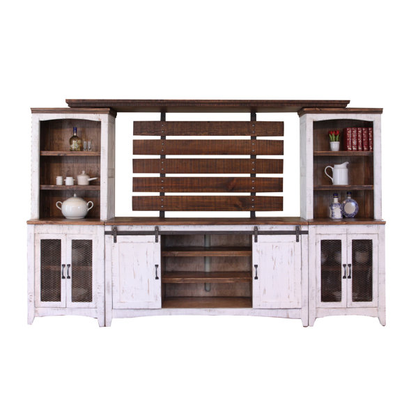 International Furniture Direct Pueblo White 122.75'' Media Center Wayfair